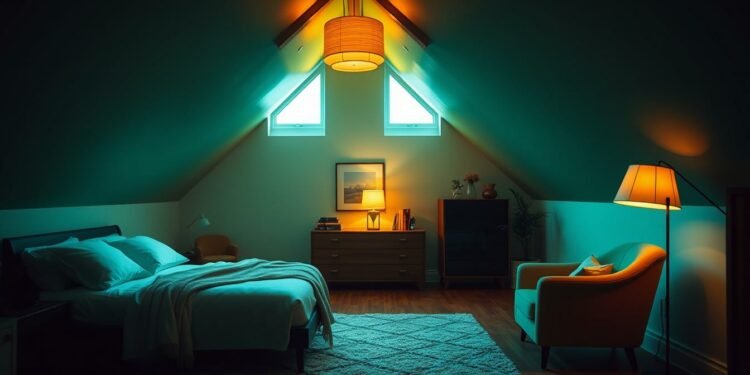 Dachgeschosszimmer einrichten