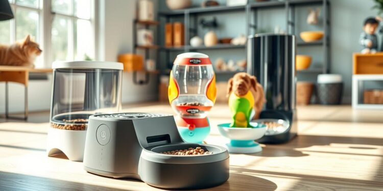 Futterautomaten für verschiedene Haustiere