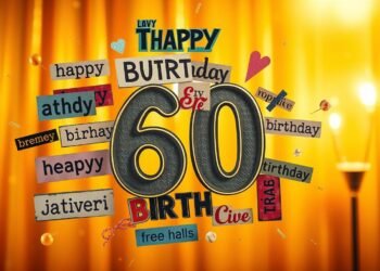 Geburtstagssprüche zum 60. Geburtstag