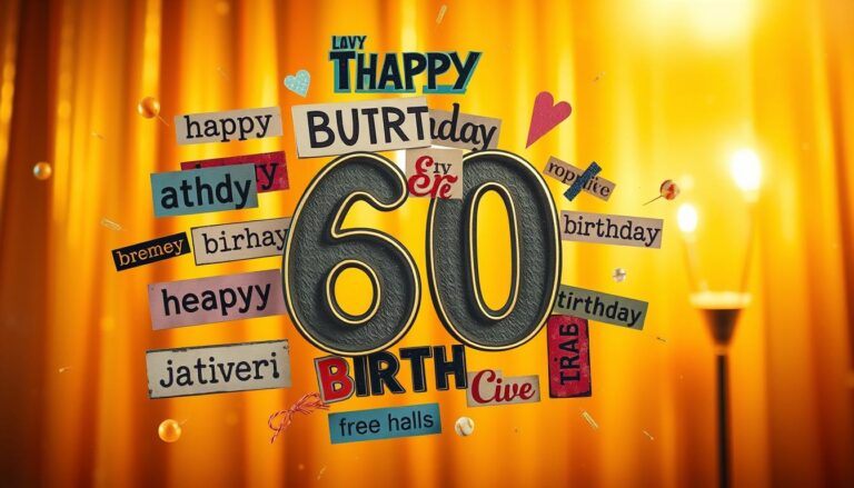 Geburtstagssprüche zum 60. Geburtstag