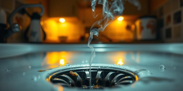 Geruchsbildung im Abfluss