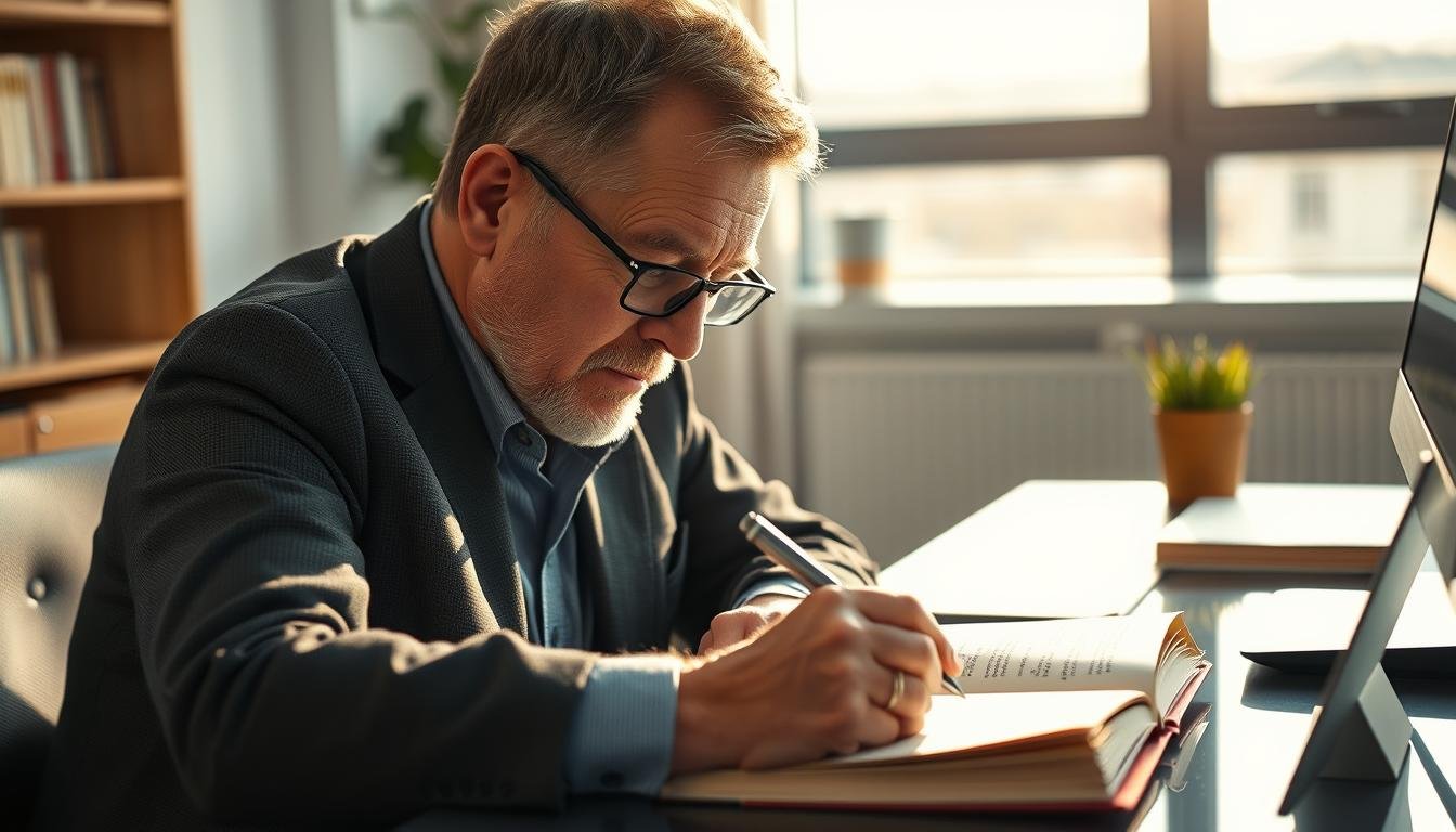 Robert Habeck Schriftsteller bei der Arbeit Robert Habeck Schriftsteller bei der Arbeit