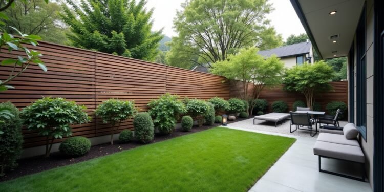Gartensicherheit: Moderne Zäune für mehr Privatsphäre