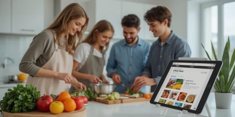 Gesund kochen im Familienalltag mit digitalen Rezeptplattformen